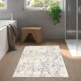 Dekoreko Kaymaz Taban Djt Banyo Halısı Trend İskandinav F5139 Bej