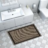 Dekoreko Kaymaz Taban Djt Banyo Halısı Trend Modern 1912 Gri