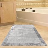 Dekoreko Kaymaz Taban Djt Banyo Halısı Trend Modern 1921 Gri