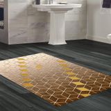 Dekoreko Kaymaz Taban Djt Banyo Halısı Trend Modern 719 Gri