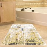 Dekoreko Kaymaz Taban Djt Banyo Halısı Trend Modern M12271 Gri