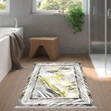 Dekoreko Kaymaz Taban Djt Banyo Halısı Trend Saçaklı Modern 728 Gri
