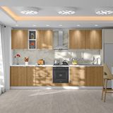 Dekorex Alba Serisi 330 Cm. Fırın Ve Çekmece Modüllü Hazır Mutfak Al-330dav-c