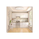 Dekorex Elsa 240 Cm Beyaz Aspiratör Ve Çekmece Modüllü Meşe Tezgahlı Hazır Mutfak Ls-240Asp-Bc-Mt