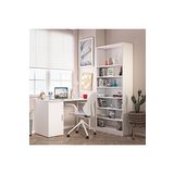 DEKOREX Kapaklı Kesonlu Çalışma Masası CLM110-BEYAZ