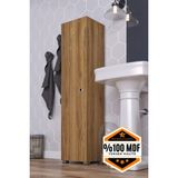 Dekorfim Banyo Dolabı Çok Amaçlı Dolap - Ceviz