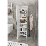 Dekorfim DF08105B Modern Çok Amaçlı Dolap, 30 cm Derinlik, 40 cm Genişlik, Beyaz Suntalam Malzeme