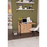 Dekorfim DF09101AC Katlanır Portatif Çalışma Masası - Y: 72 cm D: 60 cm G: 90 cm - Meşe