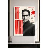 DekorHane The Matrix Keanu Reeves Neo Kült Bilimkurgu Filmi Retro Poster Duvar Dekoru