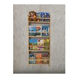 dekoriker Montessori Kitaplık Ahşap Eğitici Çocuk Kitaplığı Çocuk Odası 100x40cm
