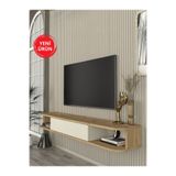 Dekorister Cross Tv Sehpası Sepet - Kumtaşı 150 Cm