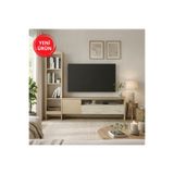 Dekorister Norvic Kitaplıklı Tv Ünitesi, Raflı Ve Kapaklı Modern Tv Ünitesi, Salon & Oturma Odası Mobilyası