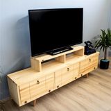 Dekoriz Montana Masif Ahşap Tv Ünitesi - Çam