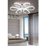 Dekorluna Modern Krom Plafonyer Tavana Sıfır Beyaz Işık Salon Mutfak Yatak Odası Led Avize Alis