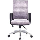 Dekormila Magenta Gri Deri Çalışma Koltuğu Ofis Koltuğu Büro Koltuğu Ofis Sandalyesi