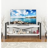 Dekormila Metal Tv Sehpası Beyaz