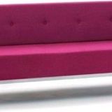 Dekormila Pink Üçlü Ofis Kanepesi