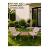 Dekoroom's DURU 1-1 BAHÇE BALKON MOBİLYASI,SEHPALI