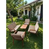 Dekoroom's Viento 2-2-1-1 Bahçe Balkon Mobilyası,sehpalı,