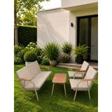 Dekoroom's Zen 2-1-1 Pofuduk Minderli Bahçe, Balkon Takımı