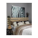 Dekorozi Ahşap Yatak Başlığı / Ahşap Karyola Baza Başlığı (Tek Kişilik)