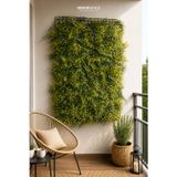 Dekorsende 40X60 cm Çim Plaka Mazı Yapay Bitki