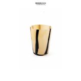 Dekorsende Cam Mumluk Siyah Desen Bej 22 Cm