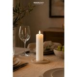 Dekorsende Led Kütük Mum 23 cm