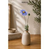Dekorsende Yapay Anemon (Gelincik) Çiçeği Dal Mavi 60 Cm