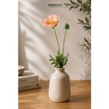 Dekorsende Yapay Anemon (Gelincik) Çiçeği Dal Somon 60 Cm