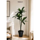 Dekorsende Yapay Dracena (Drasena) Ağaç 54 Yaprak Yeşil 140 Cm