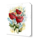 DekorSevgisi - Gelincikler Tablosu - 120x80
