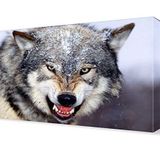 DekorSevgisi - Kurt Köpeği Canvas Tablo - 120x80