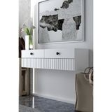 Dekortis Home Dekor 120DHDTDR7B Ilay Lazer Desen Duvara Monte Dresuar Beyaz