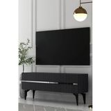 Dekortis Home Dekor 120Dhdts5ag Tedy Lazer Pleksi Desenli Tv Sehpası Antrasit-Gümüş