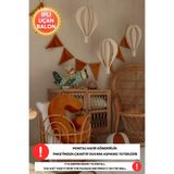 Dekorvin 2 Adet 3D Uçan Balon Gece Lambası Bebek Çocuk Odası Çocuk Duvar Dekorasyonu Aydınlatma Lamba