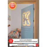 Dekorvin Kişiye Özel İsimlik Kapı Süsü Çocuk Odası Kapı Süsü İsme Özel