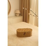 Dekorzdükkan Rattan Oval Düzenleyici Sepet