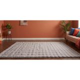 Dekoset Home Bubble Tavşan Tüyü Gri Yumuşak Yıkanabilir Tabanlı Peluş Halı 100X200