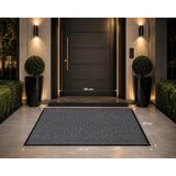 Dekoset Home Nem ve Toz Alıcı Gri Dış Kapı Paspası 80x120 Cm - Gri - Antrasit - 80 x 120 cm