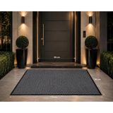 Dekoset Home Nem ve Toz Alıcı Gri Dış Kapı Paspası 90x150 Cm - Gri - Antrasit - 90 x 150 cm