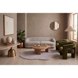 Dekoset Home Tavşan Tüyü Düz Post Gri Yumuşak Yıkanabilir Tabanlı Peluş Halı 150X200