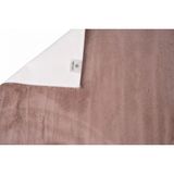 Dekoset Home Tavşan Tüyü Kahverengi Düz Peluş Yumuşak Kaymaz Tpr Tabanlı Banyo Paspas - 60 x 90