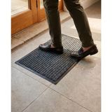 Dekoset Home Xt Nem ve Toz Alıcı Gri Dış Kapı Paspası 45X75 - 45 x 75 cm