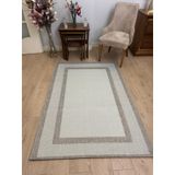 DEKOSET Sisal Halı- Hol Koridor Halısı- Kaymaz Taban- Yıkanabilir Kilim Halı Yolluk (Krem-Bej2, 80x200 cm)