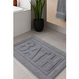 dekozer BATH Banyo Paspası 80x50 | Dekoratif, Yıkanabilir, Tüylenme Yapmaz