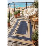 dekozer Esterilla XL Büyük Boy Katlanabilir Hasır Kilim Mat | Çift Taraflı-Plaj-Piknik-Kamp-Bahçe-Balkon-Teras-Karavan