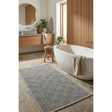 Dekozer Luna Antrasit Yolluk 80X150 cm | %100 Pamuk, Yıkanabilir, Banyo, Mutfak ve Yatak Odası Için - Antrasit - Gri - 80 x 150 cm