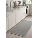 dekozer Luna Antrasit Yolluk 80x150 cm | %100 Pamuk, Yıkanabilir, Banyo, Mutfak ve Yatak Odası İçin