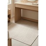 Dekozer Luna Krem Yolluk 80X150 cm | %100 Pamuk, Yıkanabilir, Banyo, Mutfak ve Yatak Odası Için - Kemik - 80 x 150 cm